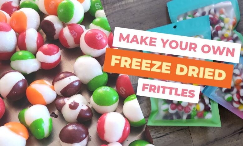 How to make freeze dried skittles